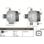 DENSO Generator DAN3031 DENSO Generator DAN3031