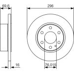 Bremsscheibe 0 986 479 A51 Bremsscheibe 0 986 479 A51