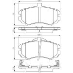 Bosch Bremsbelagsatz 0 986 494 426 Bosch Bremsbelagsatz 0 986 494 426