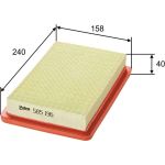 Valeo Luftfilter 585196 Valeo Luftfilter 585196