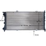 MAHLE Kühler, Motorkühlung CR 489 000S MAHLE Kühler, Motorkühlung CR 489 000S