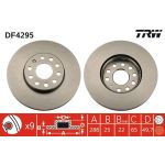 Bremsscheibe Vw P. Golf 5/A3/Octavia/Caddy/Touran 288X25Mm DF4295 Bremsscheibe Vw P. Golf 5/A3/Octavia/Caddy/Touran 288X25Mm DF4295