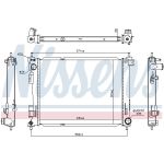 Nissens Wasserkühler PKW 606734 Nissens Wasserkühler PKW 606734