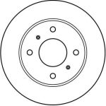 Bremsscheibe Nissan P. Primera DF2591 Bremsscheibe Nissan P. Primera DF2591