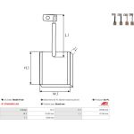 Kohlebürste, Starter MASX19-20 Kohlebürste, Starter MASX19-20