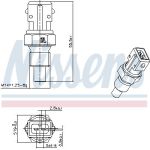 Nissens Kühlmitteltemperatursensor 207014 Nissens Kühlmitteltemperatursensor 207014