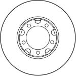 TRW Bremsscheibe DF2793 TRW Bremsscheibe DF2793