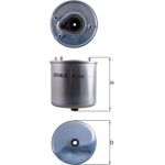 MAHLE Kraftstofffilter KL 780 MAHLE Kraftstofffilter KL 780