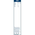 577 BOSCH Wischerblatt, Set 3397010298 577 BOSCH Wischerblatt, Set 3397010298