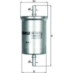 MAHLE Kraftstofffilter KL 165/1 MAHLE Kraftstofffilter KL 165/1