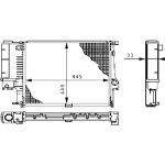 Kühler, Motorkühlung CR 239 000S Kühler, Motorkühlung CR 239 000S