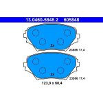 Bremsbelagsatz Toyota P. Rav 4 1.8-2.4 Vvti 4Wd 00-05 13.0460-5848.2 Bremsbelagsatz Toyota P. Rav 4 1.8-2.4 Vvti 4Wd 00-05 13.0460-5848.2