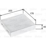 VALEO Innenraumfilter 715603 VALEO Innenraumfilter 715603