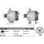 DENSO Generator DAN1094 DENSO Generator DAN1094