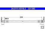 ATE Bremsschlauch 24.5111-0310.3 ATE Bremsschlauch 24.5111-0310.3
