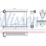 Nissens Heizungskühler PKW 707079 Nissens Heizungskühler PKW 707079