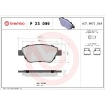 BREMBO Bremsklötze VA P 23 099 BREMBO Bremsklötze VA P 23 099