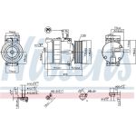 Nissens Klimakompressor LKW 89028 Nissens Klimakompressor LKW 89028