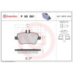 BREMBO Bremsklötze HA P 50 091 BREMBO Bremsklötze HA P 50 091