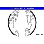 ATE Bremsbacken 03.0137-0412.2 ATE Bremsbacken 03.0137-0412.2