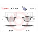 BREMBO Bremsklötze HA P 06 029 BREMBO Bremsklötze HA P 06 029