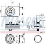 Nissens Ölkühler PKW 91111