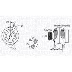 Magneti Marelli Lichtmaschine 063731223010 Magneti Marelli Lichtmaschine 063731223010