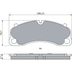 Bremsbelag 0 986 424 925 Bremsbelag 0 986 424 925