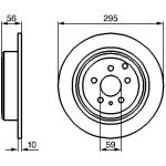 Bosch Bremsscheibe Hinterachse 0 986 478 435 Bosch Bremsscheibe Hinterachse 0 986 478 435