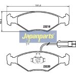 Japanparts Bremsbeläge PA-0225AF Japanparts Bremsbeläge PA-0225AF