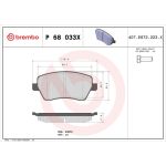 BREMBO Bremsklötze Xtra VA P 68 033X BREMBO Bremsklötze Xtra VA P 68 033X