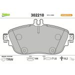 Valeo Bremsbelagsatz 302210 Valeo Bremsbelagsatz 302210