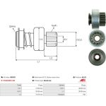 Freilaufgetriebe, Anlasser SD2021