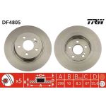 Bremsscheibe Db T. W204 07 DF4805 Bremsscheibe Db T. W204 07 DF4805