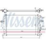 Nissens Wasserkühler PKW 63095A Nissens Wasserkühler PKW 63095A