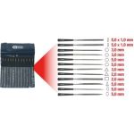 KS TOOLS Satz Nadelfeilen mit Kunststoffgriff, 12-teilig 140.3050 KS TOOLS Satz Nadelfeilen mit Kunststoffgriff, 12-teilig 140.3050