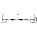 Handbremsseil 1987482450 Handbremsseil 1987482450