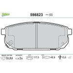 Valeo Bremsbelagsatz 598823