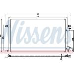 Nissens Klimakondensator PKW 94386 Nissens Klimakondensator PKW 94386