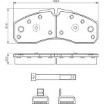 Bosch Bremsbelagsatz 0 986 494 548 Bosch Bremsbelagsatz 0 986 494 548