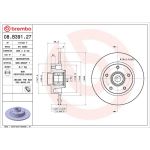 Bremsscheibe HA 08.B391.27 Bremsscheibe HA 08.B391.27