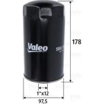 Valeo Ölfilter 586150 Valeo Ölfilter 586150