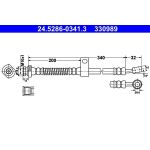 ATE Bremsschlauch 24.5286-0341.3