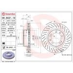 13 481 017 Bremsscheibe VA re 09.8421.11 13 481 017 Bremsscheibe VA re 09.8421.11
