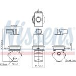 Nissens AGR-Ventil 98179 Nissens AGR-Ventil 98179
