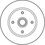 TRW Bremsscheibe DF1691 TRW Bremsscheibe DF1691
