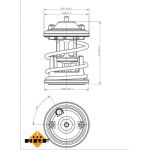 NRF Kühlmittelthermostat 725219