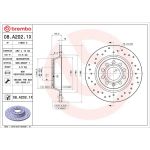 Bremsscheibe HA Xtra 08.A202.1X Bremsscheibe HA Xtra 08.A202.1X