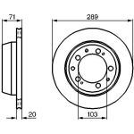 Bosch Bremsscheibe 0 986 478 101 Bosch Bremsscheibe 0 986 478 101
