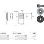 Freilaufgetriebe, Starter SD0187 Freilaufgetriebe, Starter SD0187